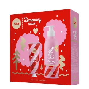 YOPE Zestaw Zimowy Czar Zestaw Prezentowy - Mydło do rąk 300 ml + Krem do rąk 50 ml