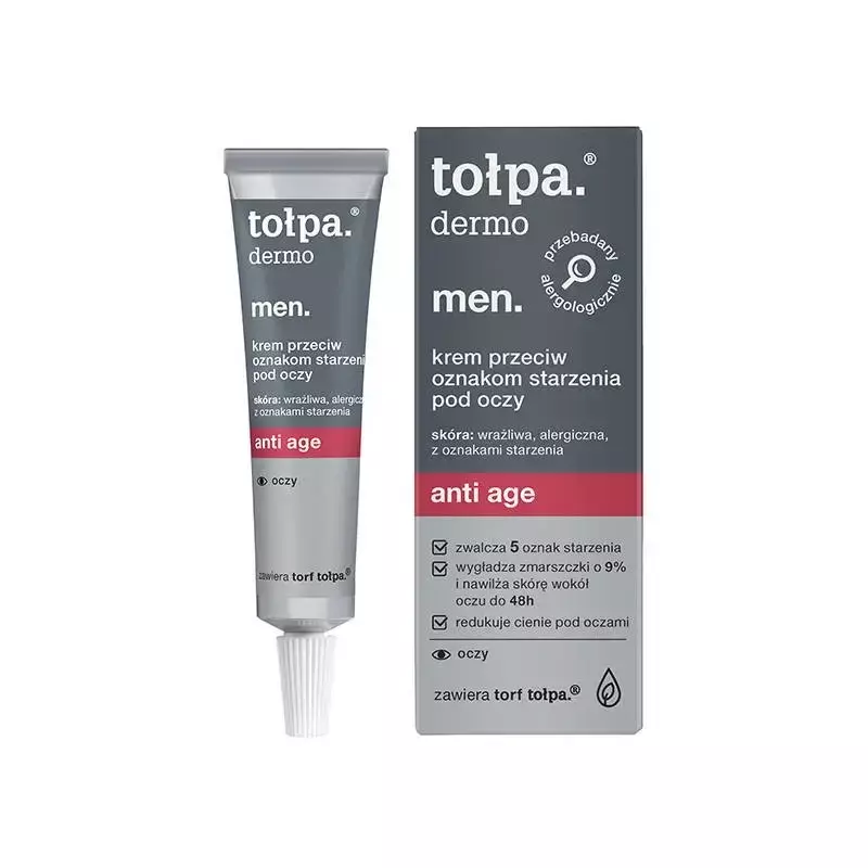 tołpa. dermo men. anti age krem przeciw oznakom starzenia pod oczy, 10 ml