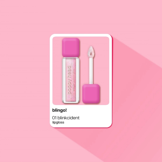 POPPY HEAD Blingo! Jackpot Gloss - Błyszczyk do ust 01 Blinkcident 4,8g