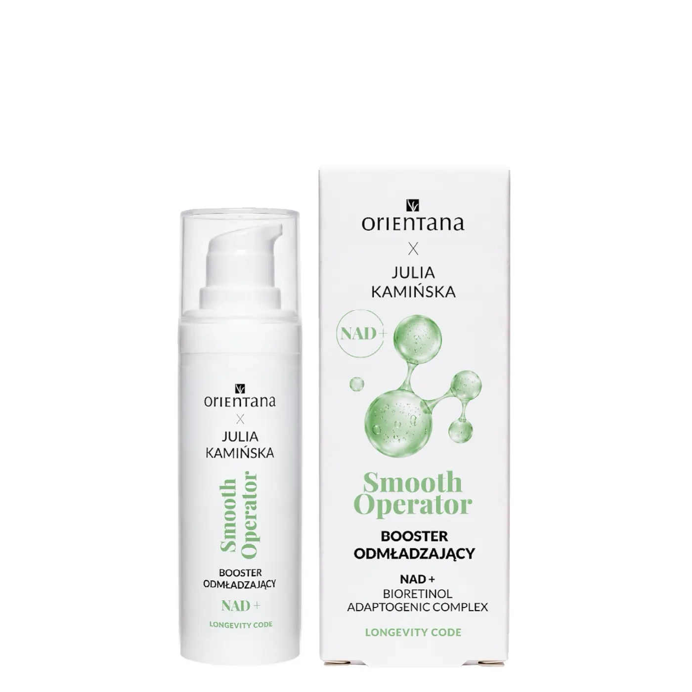 Orientana x Julia Kamińska LONGEVITY CODE Smooth Operator Booster odmładzający 30ml