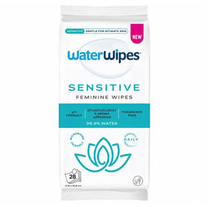 WaterWipes Sensitive Feminine Wipes chusteczki do higieny intymnej dla skóry wrażliwej  28szt.