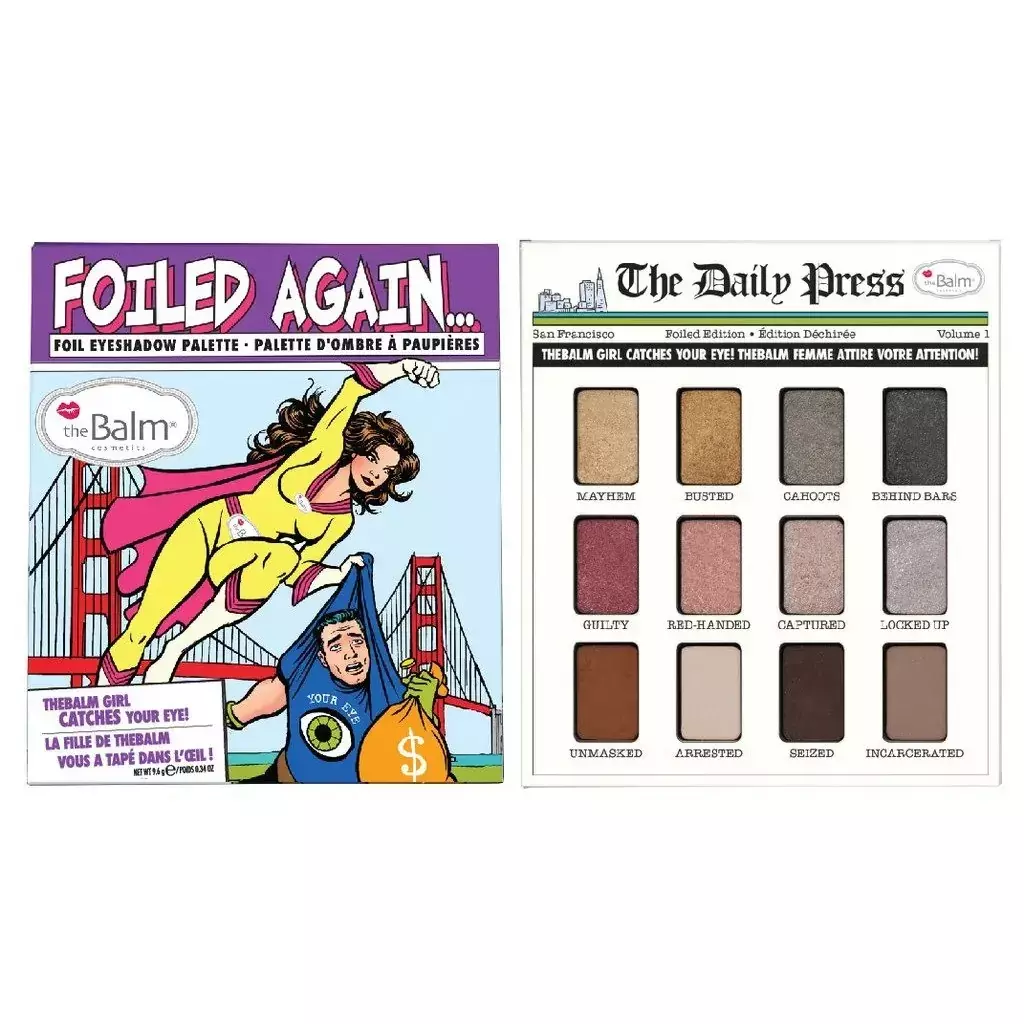 theBalm Foiled Again... Foil Eyeshadow Palette Paleta 12 cieni