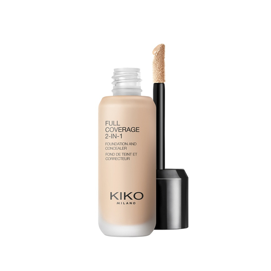 KIKO Milano Full Coverage 2-In-1 Foundation & Concealer mocno kryjący podkład i korektor 2 w 1 NR10 Neutral Rose 10 25ml
