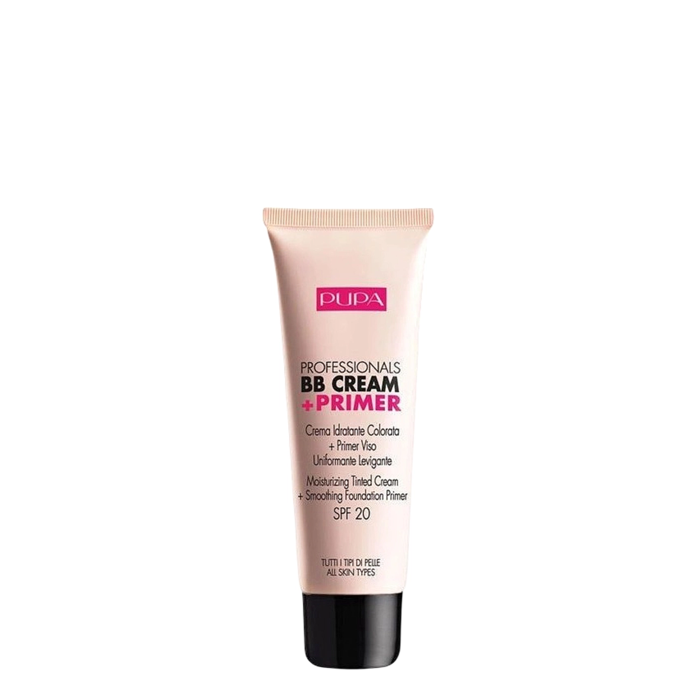 Pupa Milano Professionals BB Cream + Anti-Età Moisturizing Tinted Cream + Anti-Aging Treatment Anti-Wrinkle Action - Nawilżający krem koloryzujący z kuracją przeciwstarzeniową i przeciwzmarszczkową Sand 50 ml