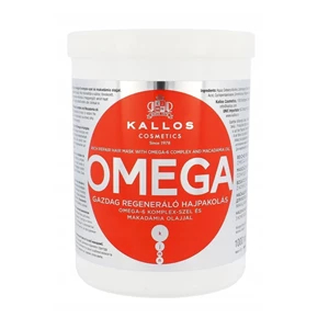 Kallos KJMN OMEGA  Maska do włosów SUCHYCH I ZNISZCZONYCH 1000ml