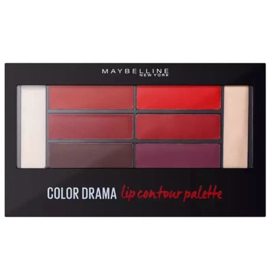 Maybelline Color Drama Lip Contour Palette Paletka do ust 01 Crimson Vixen