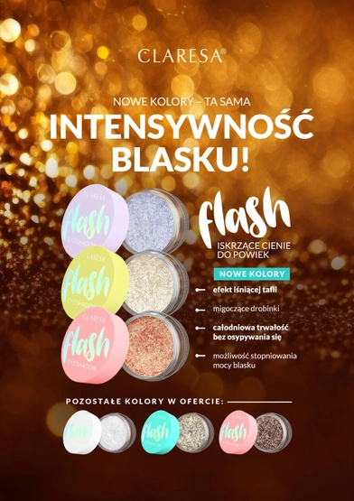 Claresa Iskrzący Cień do powiek Flash LOVE STORY 05, 3g