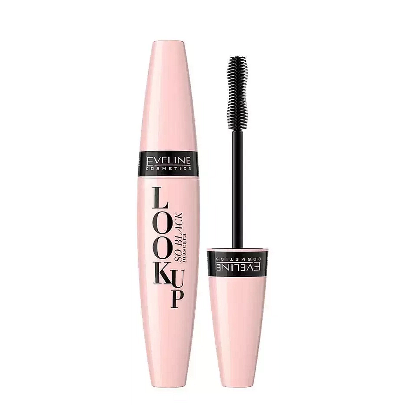 Eveline Cosmetics LOOK UP Tusz do rzęs pogrubiająco-rozdzielający, So Black 10 ml
