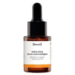 iossi Rozświetlające serum do twarzy Dzika róża, geranium, cyprys, witaminy E i C 30ml