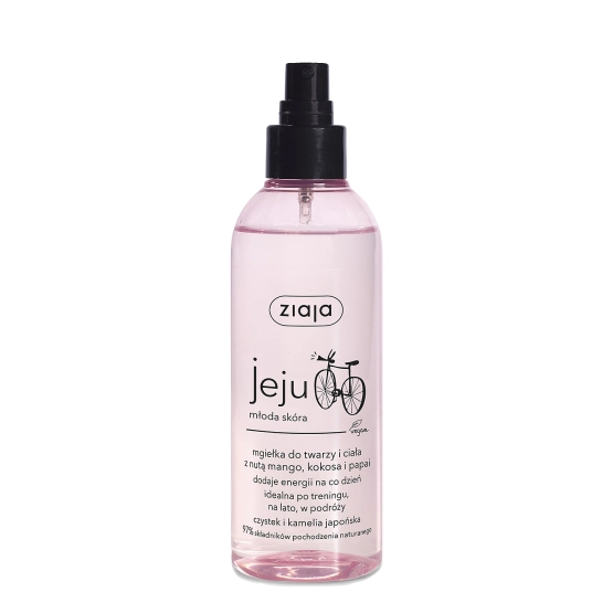 Ziaja Jeju mgiełka do twarzy i ciała z nutą mango kokosa i papai 200ml