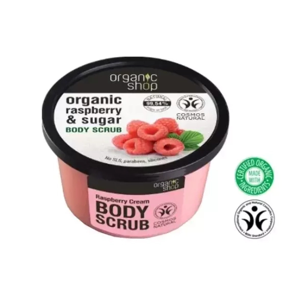 Organic Shop Scrub do ciała Raspberry&Sugar OS54