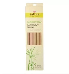 Sattva Ayurveda słomki bambusowe 5 sztuk