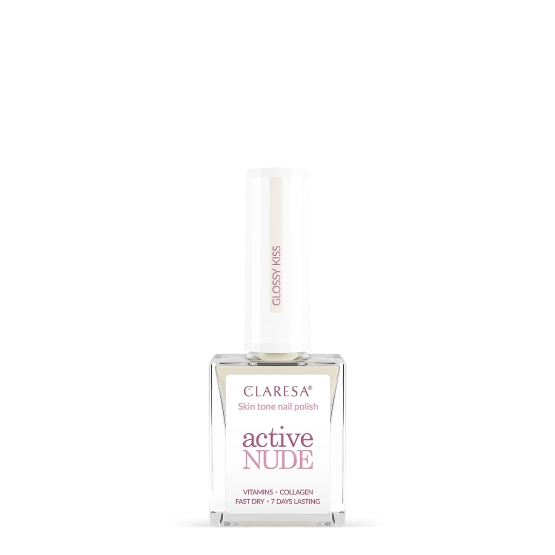 Claresa Nails Active Nude Lakier klasyczny Glossy Kiss 9,5ml