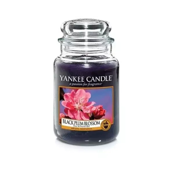 Yankee Candle ŚWIECA W SŁOIKU DUŻA Black Plum Blossom