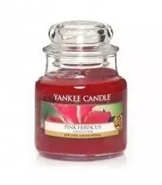Yankee Candle ŚWIECA W SŁOIKU MAŁA Pink Hibiscus