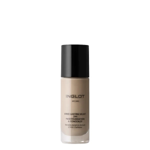 Inglot Long-Lasting Velvet - Podkład i korektor do twarzy 2w1 704