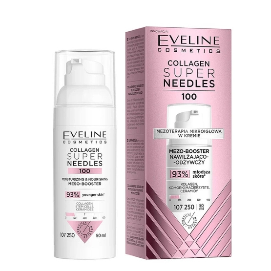 Eveline Cosmetics Super Needles Collagen Mezo-booster nawilżająco-odżywczy 50 ml