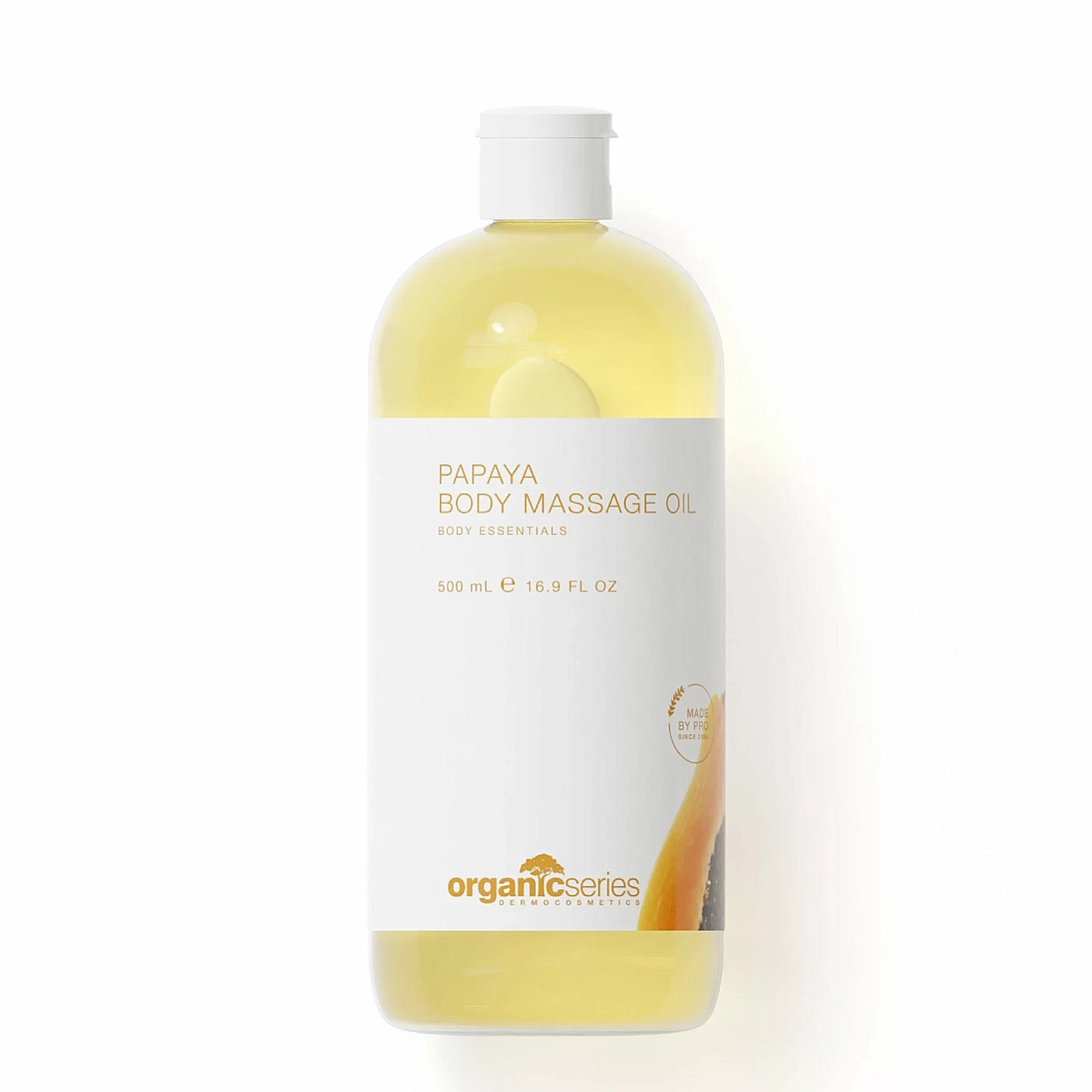 Organic Series Body Massage Oil PAPAYA - Olej do masażu ciała papaja 500ml