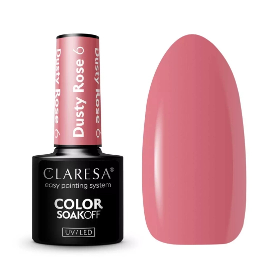 Claresa Nails Lakier hybrydowy DUSTY ROSE 6  5g