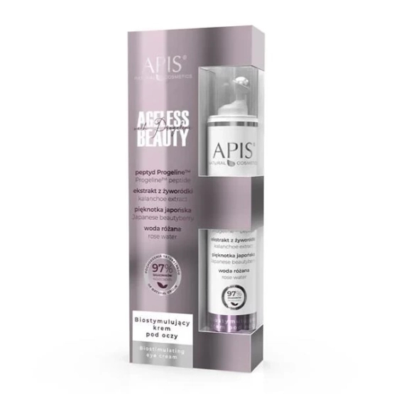 Apis AGELESS BEAUTY WITH PROGELINE Biostymulujący krem pod oczy z progeliną 10ml