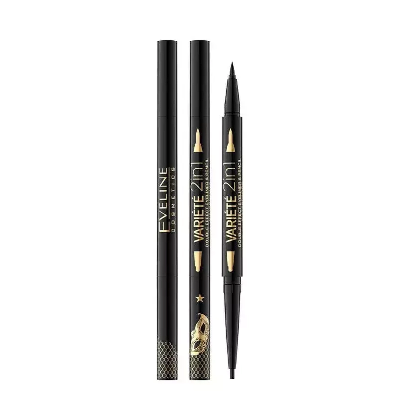 Eveline Cosmetics Variete Eyeliner i kredka do oczu 2w1