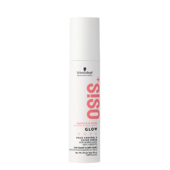 Schwarzkopf Professional Osis+ Glow Frizz control & shine serum - Serum nabłyszczające zapobiegające puszeniu się włosów 50 ml