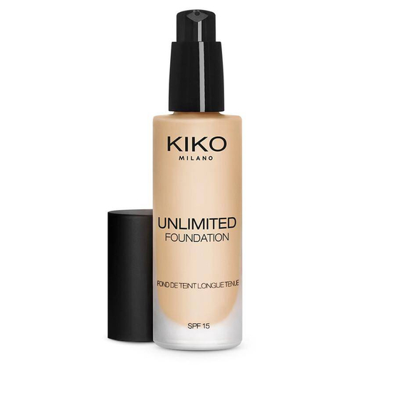 KIKO Milano Unlimited Foundation SPF 15 długotrwały podkład w płynie Neutral Gold 30 30ml