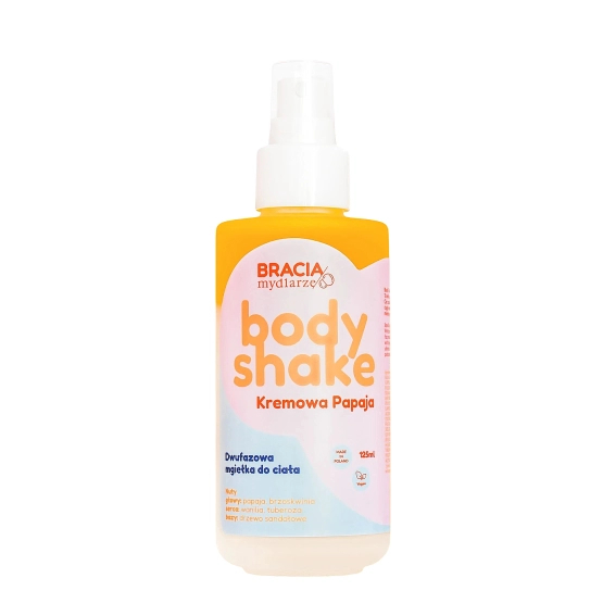 Bracia Mydlarze Body Shake mgiełka do ciała kremowa papaja 125 ml