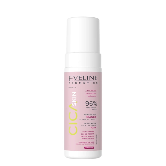 Eveline Cosmetics Cica skin Nawilżająca pianka do mycia twarzy 150ml