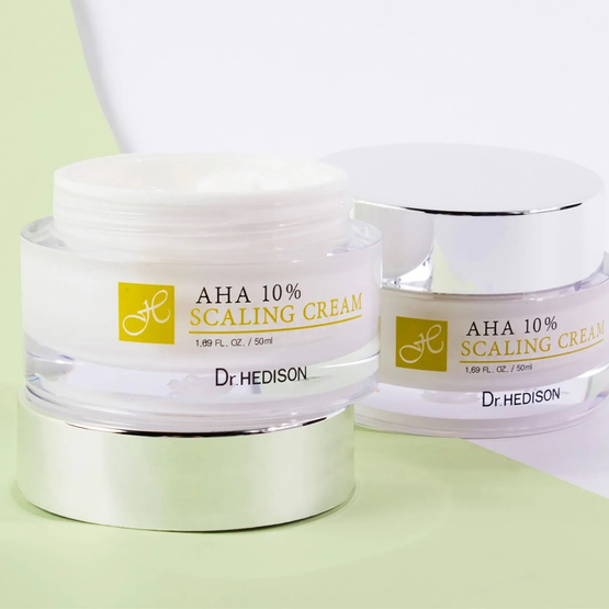 Dr.HEDISON AHA 10% Scaling Cream złuszczający krem do twarzy z kwasami AHA 100ml