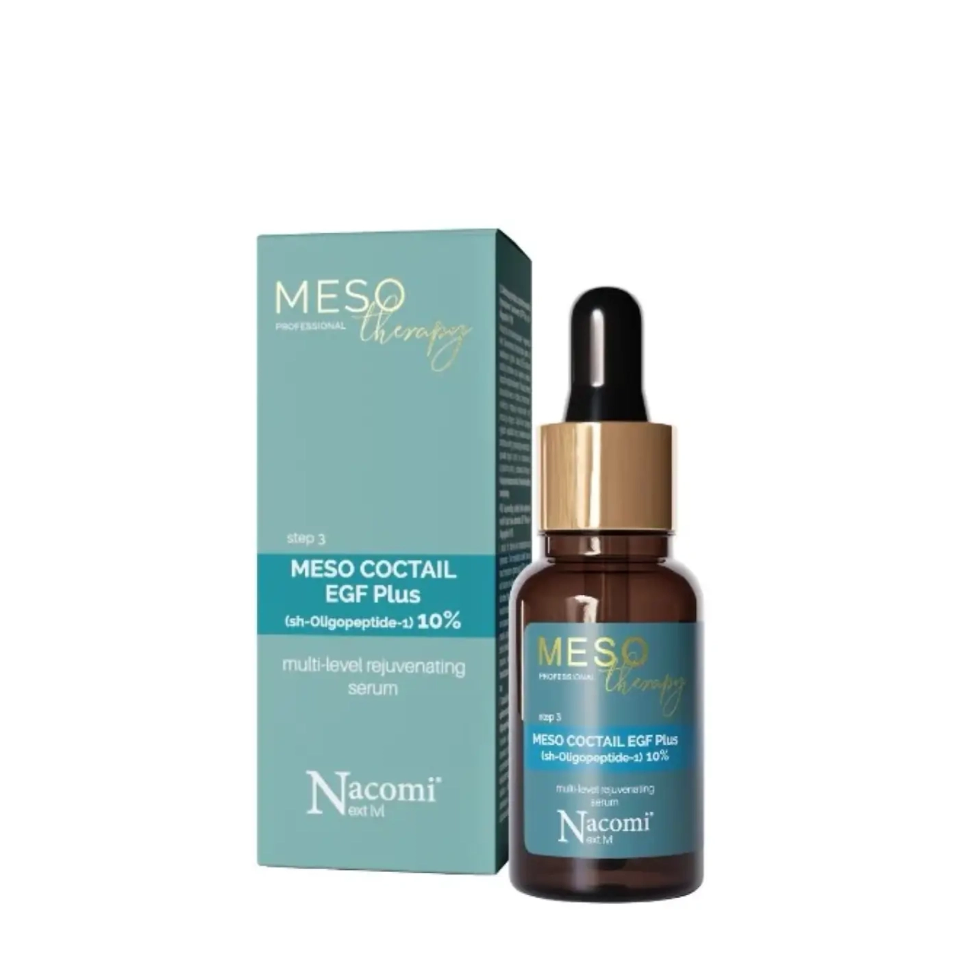 Nacomi Meso Serum do twarzy - Odmładzający koktajl z EGF 15 ml