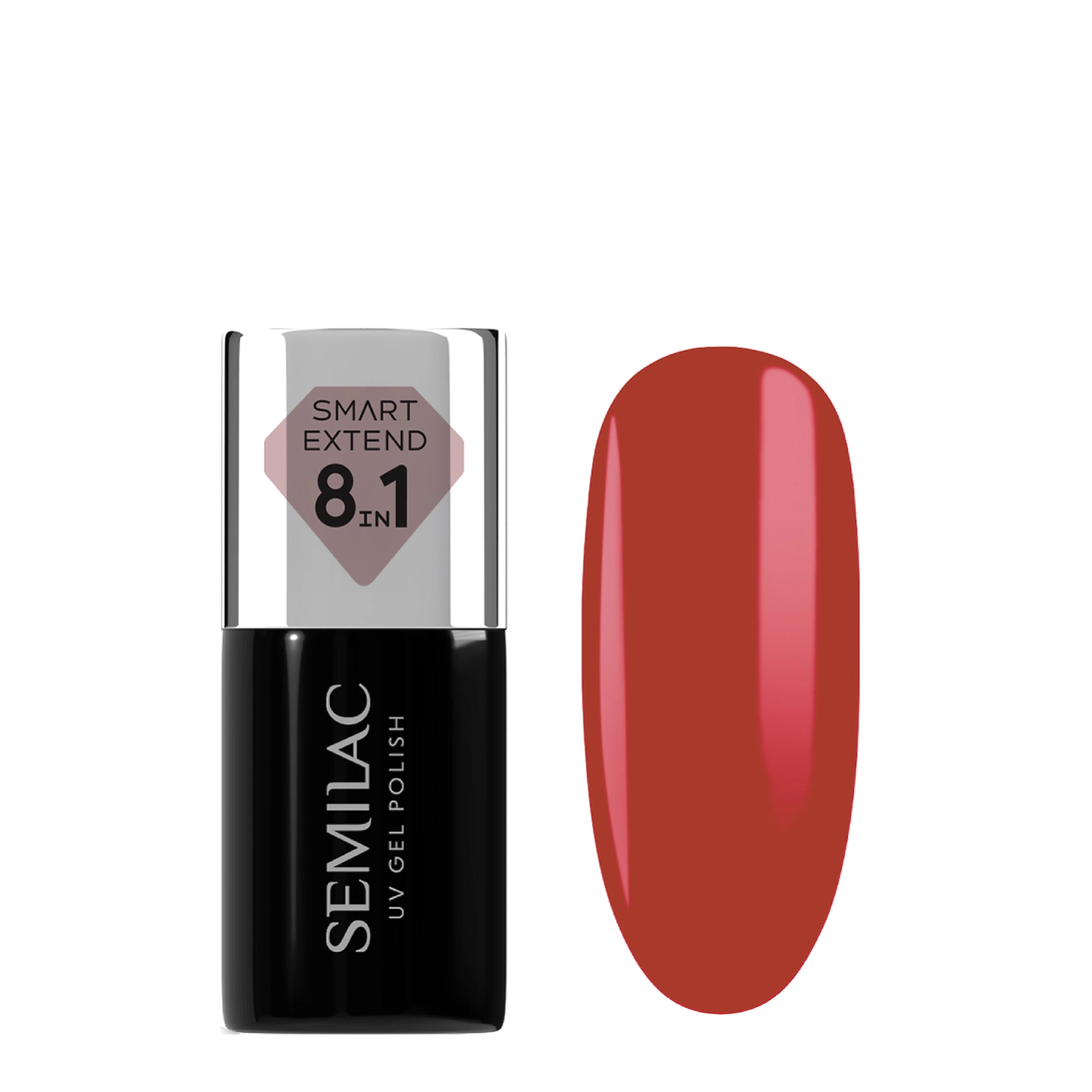 Semilac Smart Extend 8 w 1 Lakier hybrydowy Cherry 827 7 ml
