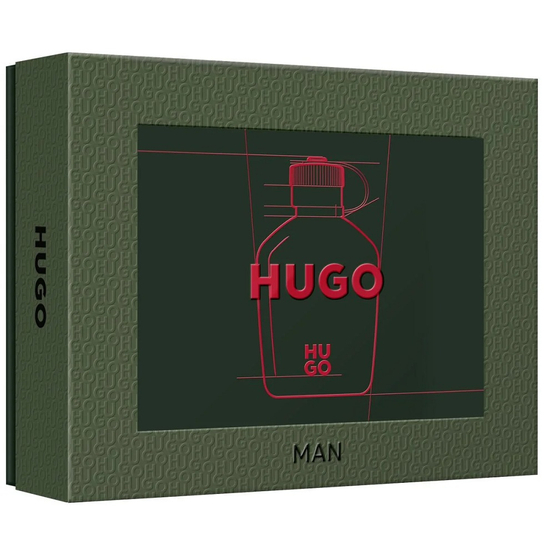 Hugo Boss Hugo Man zestaw woda toaletowa spray 125ml + dezodorant sztyft 75ml + żel pod prysznic 50ml