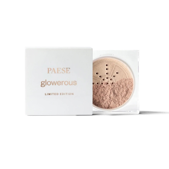 Paese GLOWEROUS LIMITED EDITION Sypki rozświetlacz do twarzy i ciała 02 Gold