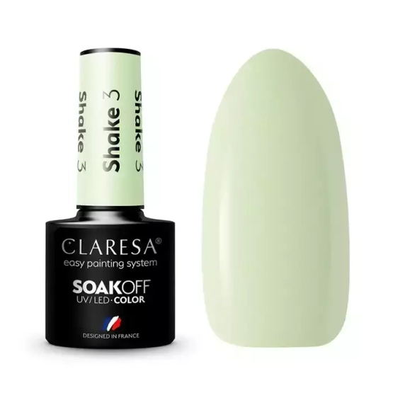 Claresa Nails Soak Off UV/LED Shake lakier hybrydowy 3 5g