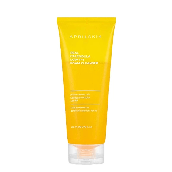 OUTLET APRILSKIN Calendula Low-PH Foam Cleanser - delikatna pianka oczyszczająca o niskim pH 200ml - Data ważności 2026-12-29
