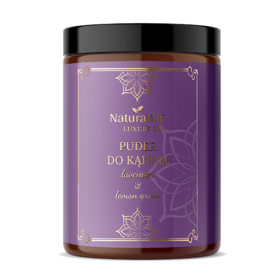 NaturalME Puder do kąpieli lavender & lemongrass 400ml