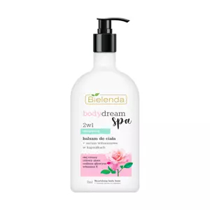 Bielenda BODY DREAM SPA 2w1 Odżywczy balsam do ciała + Serum witaminowe w kapsułkach 350 ml
