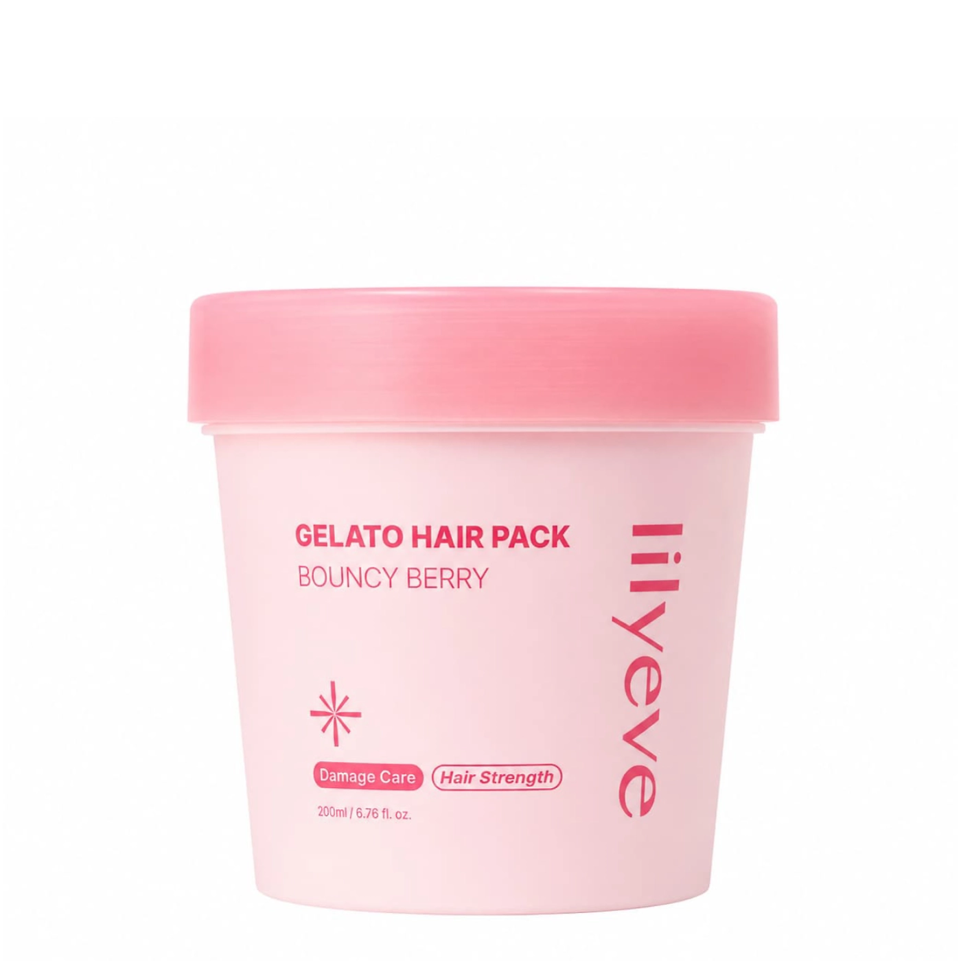 lilyeve Gelato Hair Pack Bouncy Berry - nawilżająco-wygładzająca maska do włosów zniszczonych JAGODA 200ml