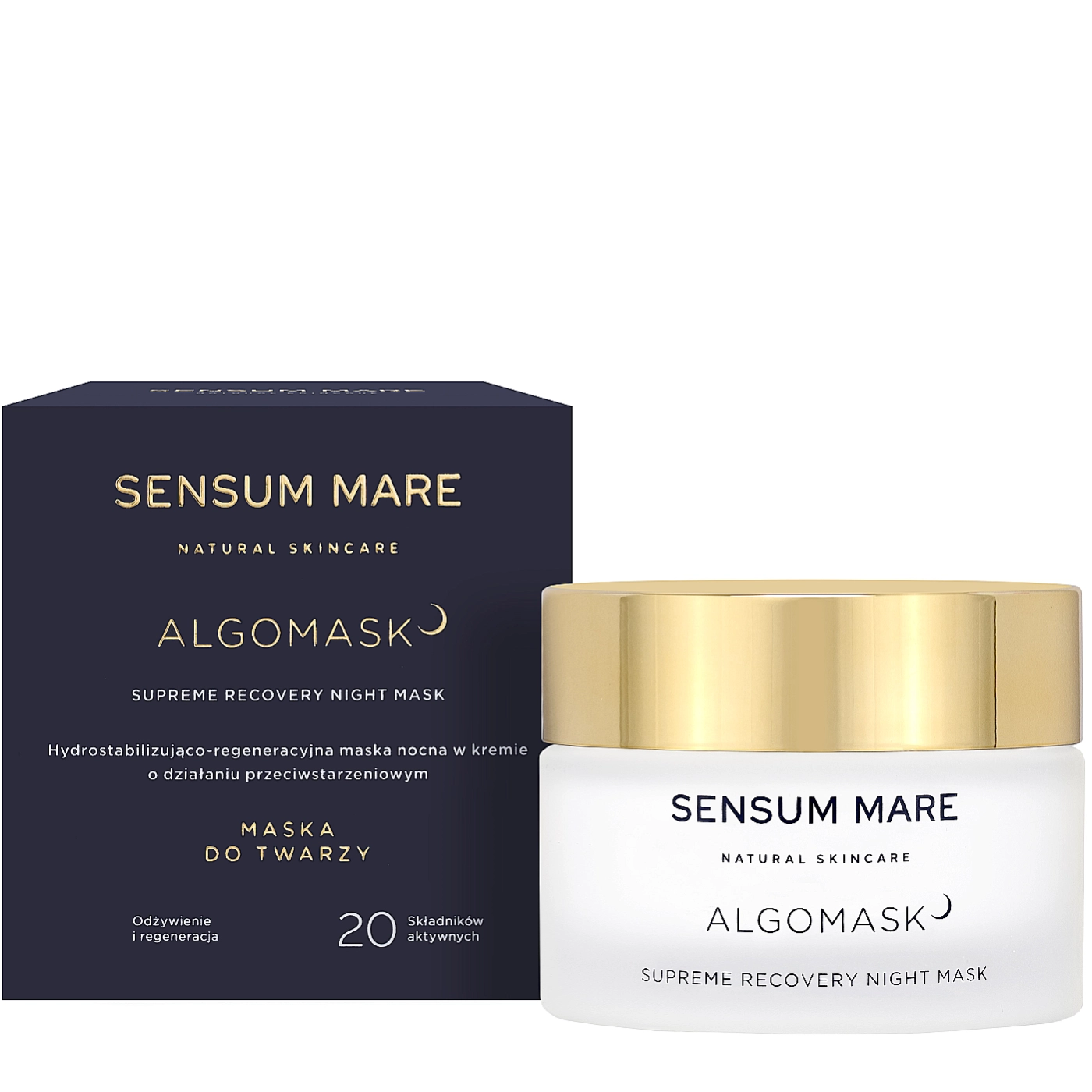 Sensum Mare ALGOMASK Hydrostabilizująca maska nocna w kremie 50 ml
