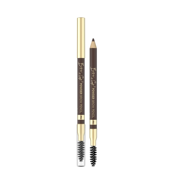 Eveline Cosmetics Pudrowa kredka do brwi BROW&GO 02