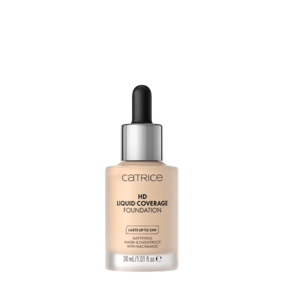 Catrice HD Liquid Coverage Płynny podkład do twarzy 010 Light Beige