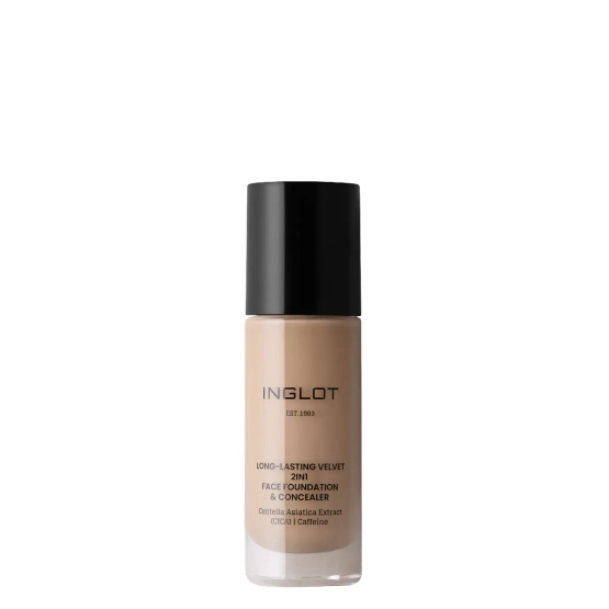 Inglot Long-Lasting Velvet - Podkład i korektor do twarzy 2w1 709