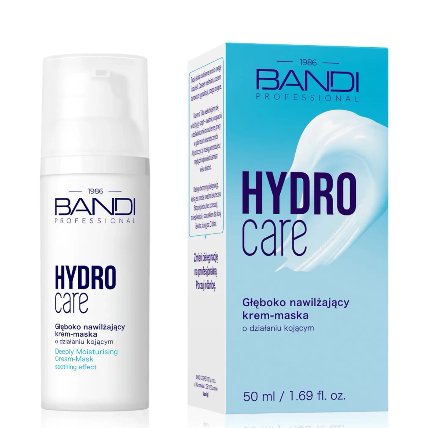 Bandi Professional Hydro Care Głęboko nawilżający krem-maska 50 ml