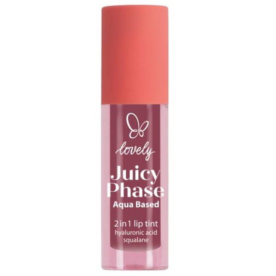 Lovely Juicy Phase Aqua Based 2 in 1 Lip Stain tint do ust 01 4g