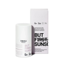Veoli Botanica Lekki krem ochronny przeciw fotostarzeniu o działaniu nawilżająco-łagodzącym SPF 50+, UVA, UVB, PA++++, HEV/IR BUT FIRST, SUNSCREEN 50ml