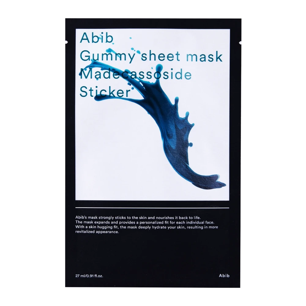 Abib Gummy Sheet Mask Madecassoside Sticker - Nawilżająca Maska w Płachcie 27ml