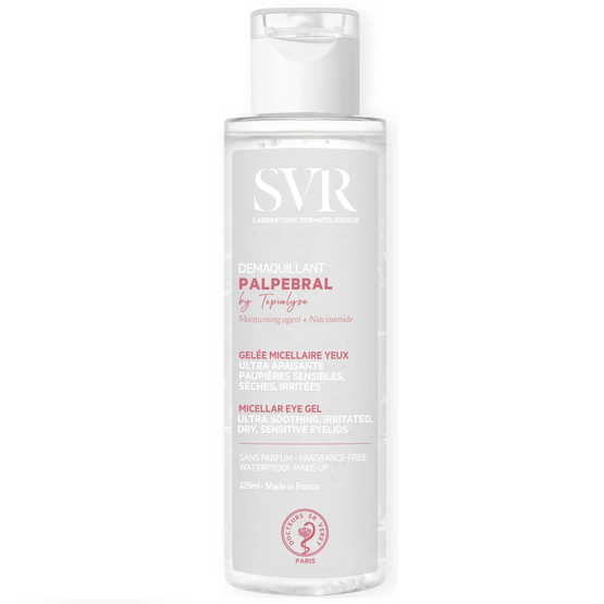 SVR Palpebral by Topialyse Demaquillant żel micelarny do wrażliwej i suchej skóry wokół oczu 125ml