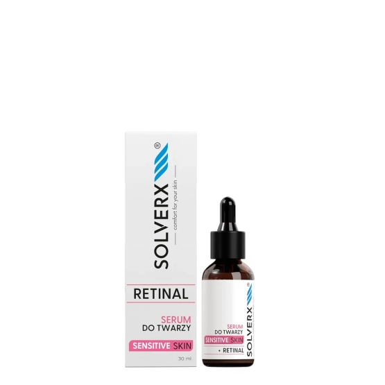 SOLVERX Sensitive Skin Serum do twarzy z retinalem 30 ml