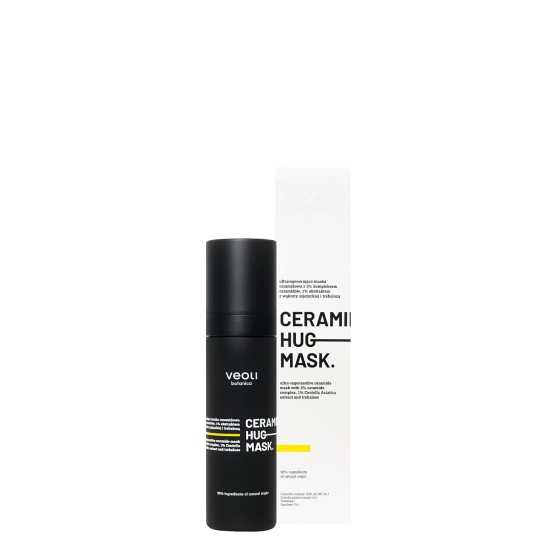 Veoli Botanica CERAMIDE HUG MASK Ultraregenerująca maska ceramidowa z 3% kompleksem ceramidów, 1% ekstraktem z wąkroty azjatyckiej i trehalozą 50ml